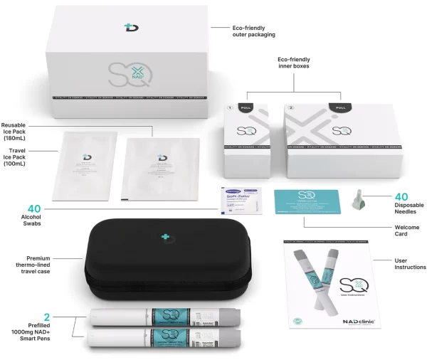 NAD+ Smart Pen 2000mg (Two Months Supply)