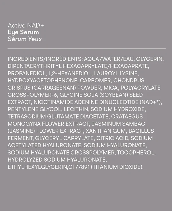 Active NAD+ Eye Serum Refills (10ml)