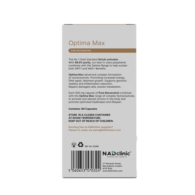 Optima Max - Pure Resveratrol for Hair & Skin